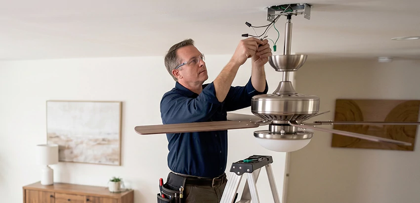 Ceiling Fan Light and Switch Repair in Lewis Center