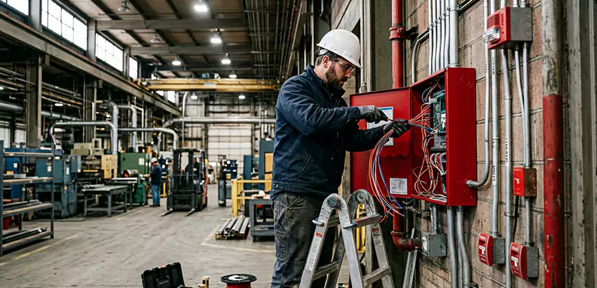 Industrial Fire Alarm Installation in Lewis Center