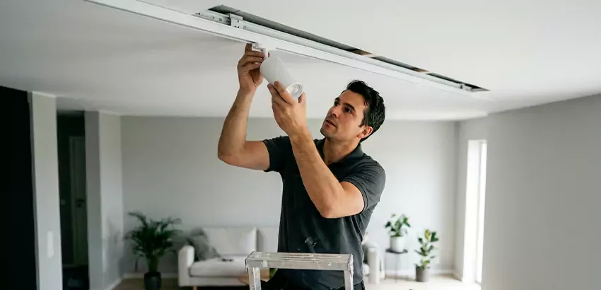 Recessed Track Lighting Installation in Lewis Center