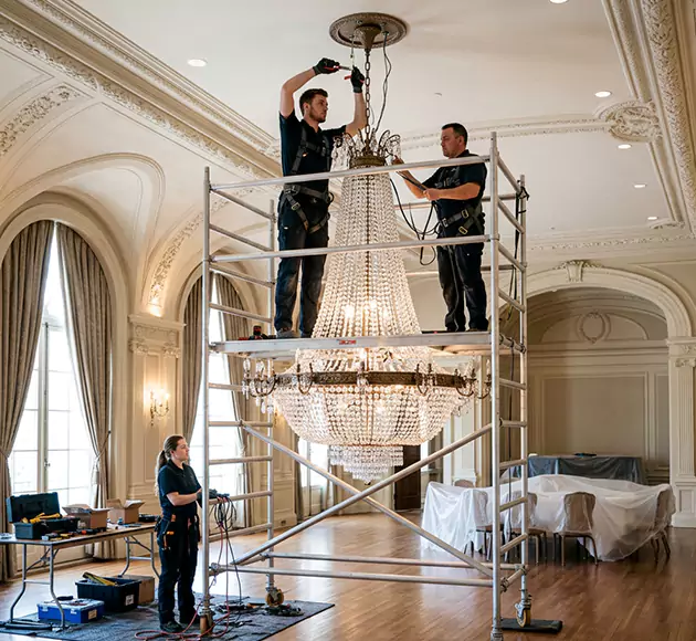 Professional Chandelier Installation: Your Local Fixture Team in Lewis Center, OH