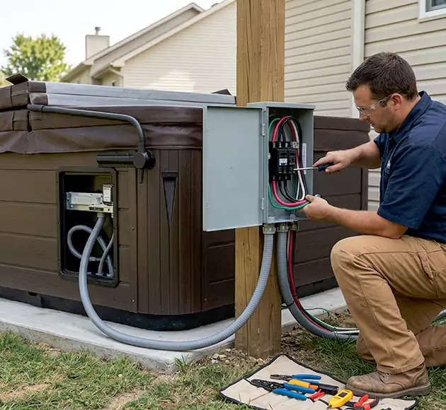 Professional Hot Tub Electrical Installation: Your Local Spa Wiring Team in Lewis Center, OH