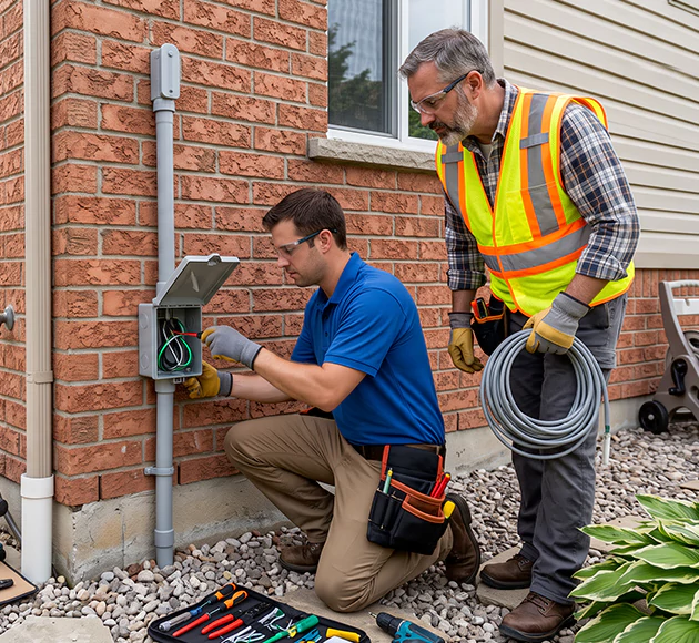 Professional Outdoor Outlet Installation: Your Local Exterior Wiring Team in Lewis Center, OH